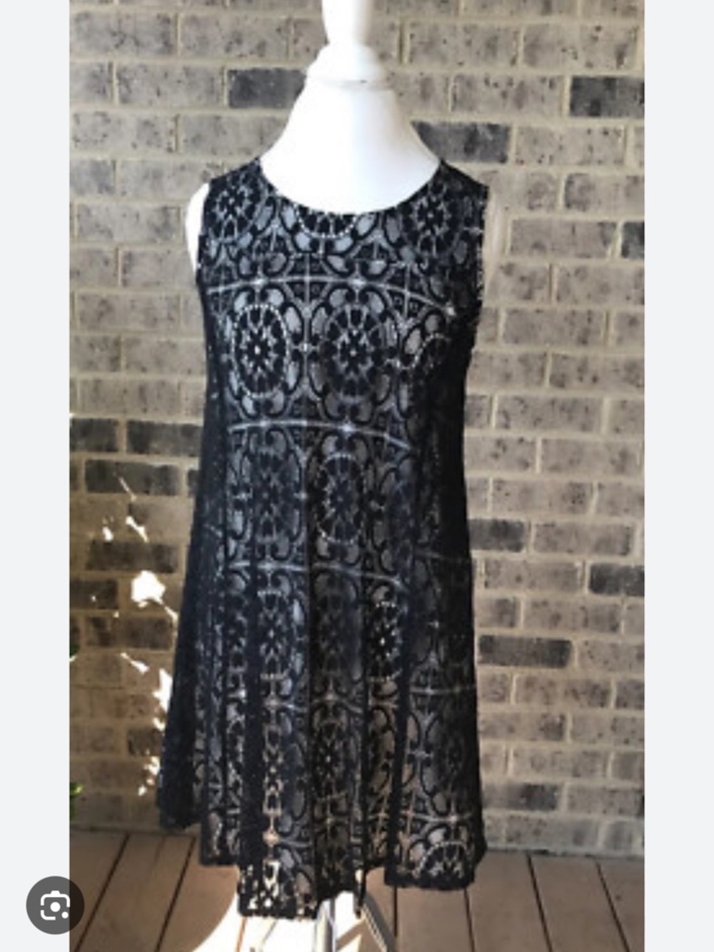 Simply Noelle Black Lace Shift Dress
